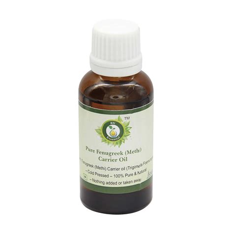 Buy R V Essential Pure Fenugreek (Methi) Carrier Oil 10ml- Trigonella ...