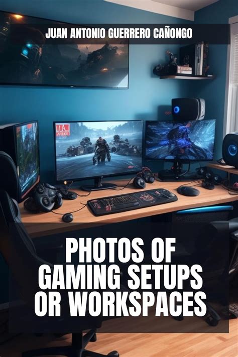 Photos of gaming setups or workspaces created with artificial ...