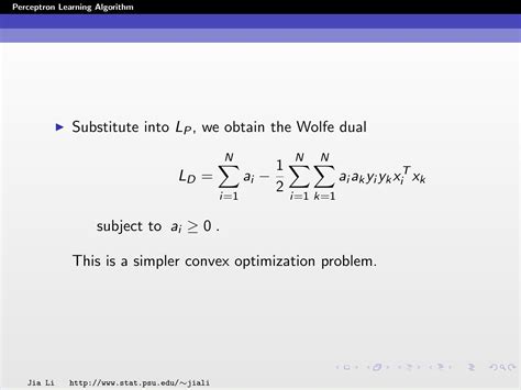 Perceptron Learning Algorithm 的图像结果
