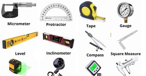 Image result for List of measuring instruments Measuring Instruments Types