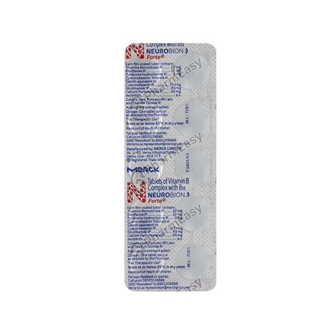 Buy NEUROBION FORTE STRIP OF 10 TABLETS Online & Get Upto 60% OFF at ...