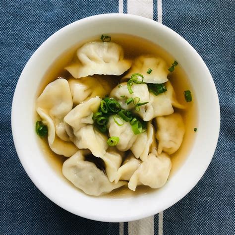 Delicious Pork Dumpling Soup