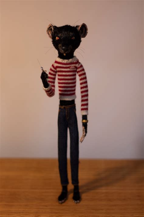 Rat (Fantastic Mr. Fox) Doll Art :: Behance