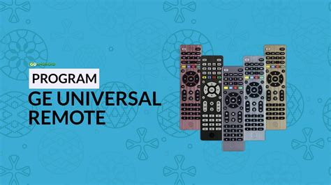 Image result for GE Universal Remote Programming