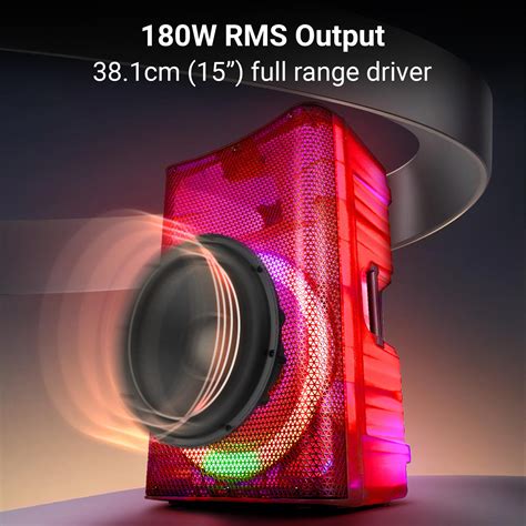 Zebronics Glow Box 15A DJ Speaker