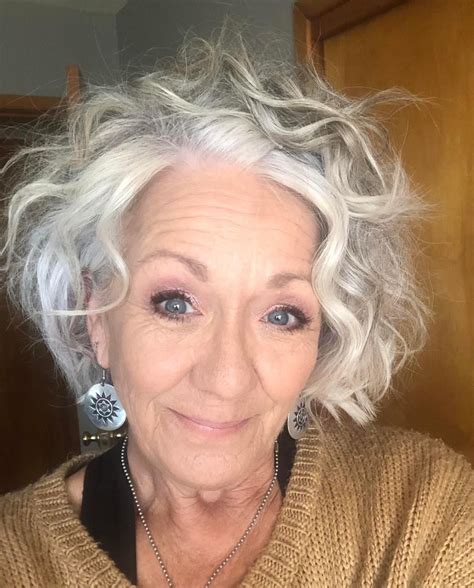 Pin by Gail Hollingsworth on Gray Hair Don’t Care | Grey curly hair ...