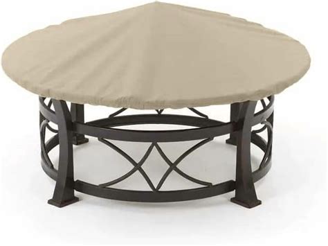Covermates Round Firepit Top Cover â€“ Water-Resistant Polyester ...