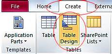 MS Access How to Add a Table in Design View 的图像结果