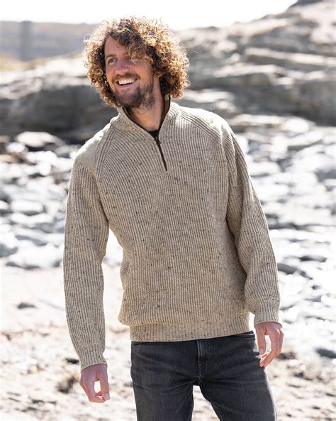 Half zip sweaters for men online