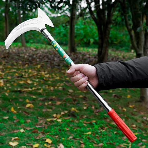 Buy FAPUKL Weeding Scythe, Sickle Tool, 24 inches Extra Long Stainless ...