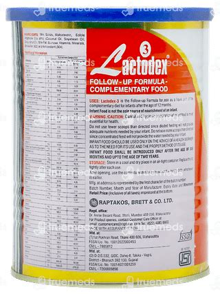 Lactodex 3 Follow Up Baby Food Powder 450 Gm - Uses, Side Effects ...