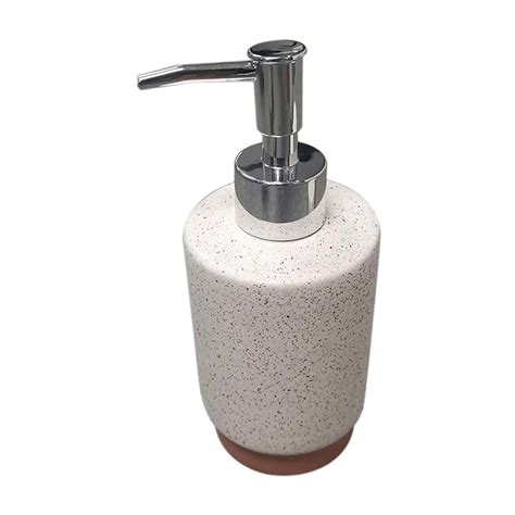 Ceramic Soap Dispenser, White