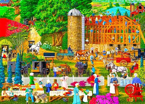 Solve Friendly Neighbors jigsaw puzzle online with 352 pieces - neighbors of turks crossword clue