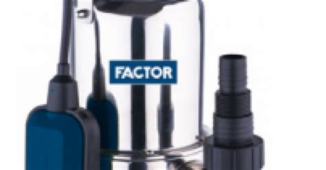 FACTOR CD900P Paslanmaz Gövdeli Temiz Su Drenaj Dalgıç Pompa 900 Watt ...