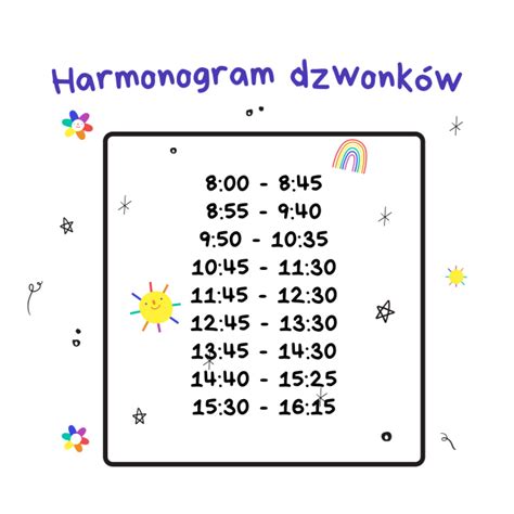Dzwonki | Szkoła Podstawowa nr 1 im. Marii Skłodowskiej - Curie w ...