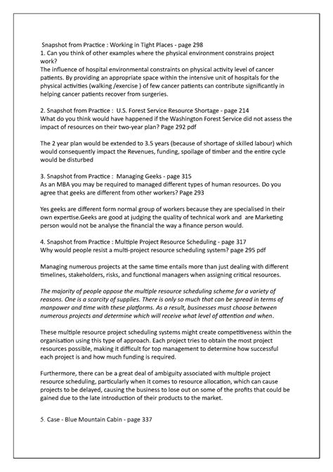 Case Discussions-1 - Lecture notes 5 - Snapshot from Practice : Working ...