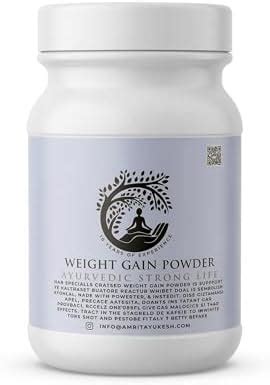 Ayurvedic strong life Ayurvedic Weight Gain Powder for Men & Women ...