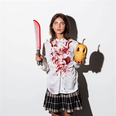 Cagemoga 4 Pack Halloween Bloody Knife Plastic Bloody Butcher India | Ubuy