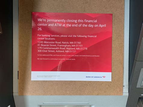 Natick Business Buzz: Bank of America at Roche Bros. plaza shuttered ...