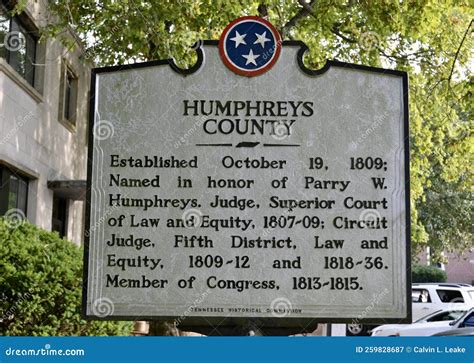 Humphrey`s County Established 1809, Waverly Tennessee Editorial ...