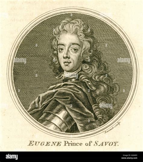Antique c1790 engraving, Prince Eugene of Savoy. Prince Eugene of Savoy ...