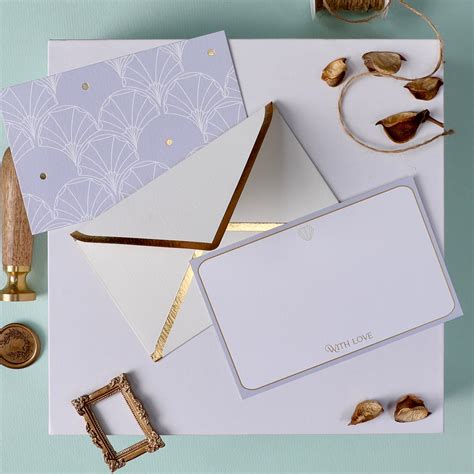 Gold Foiled Note Cards + Envelopes – The Style Salad