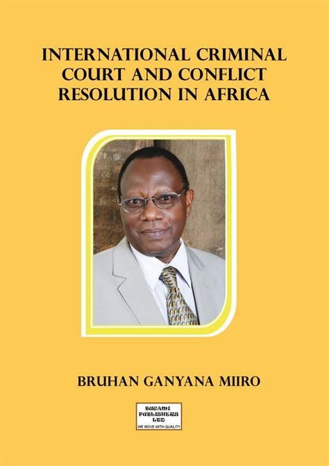 INTERNATIONAL CRIMINAL COURT AND CONFLICT RESOLUTION IN AFRICA: ENGLISH ...