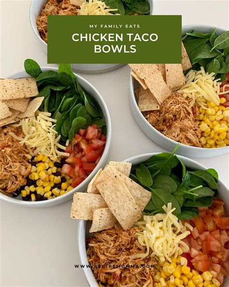 Chicken Taco Bowls — Recipe Mumma