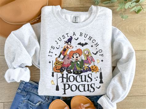 It's Just A Bunch of Hocus Pocus, Disney Halloween Hocus Pocus Shirt ...