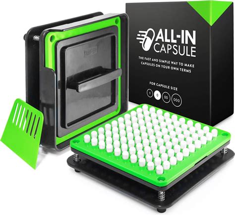 ALL-IN Capsule Filling Machine for Size 0 - Make Your Own Capsules Now ...