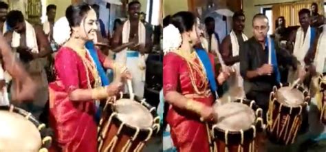 Bride Plays Chenda With Her Father In Viral Video