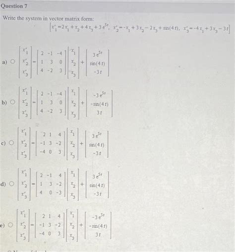 Image result for Vector to Matrix Form