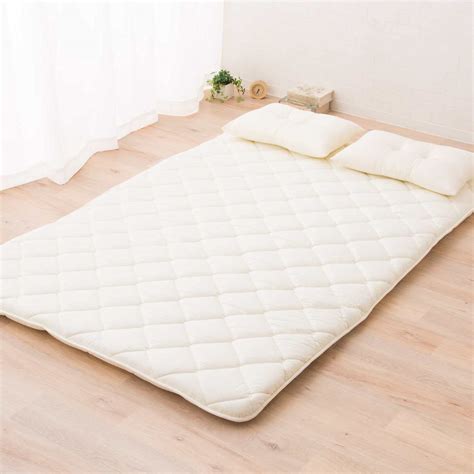 EMOOR Japanese Floor Futon Mattress CLASSE, Full Size (55x79in), White ...