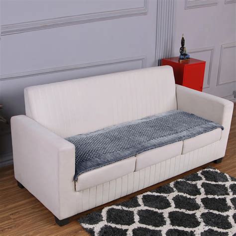 HOKIPO Handloom Made Thick Sofa Cover Mats for L Shape and 1/2/3 Seater ...