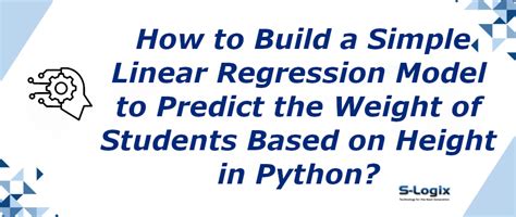 Sample code for create the simple linear regression model | S-Logix