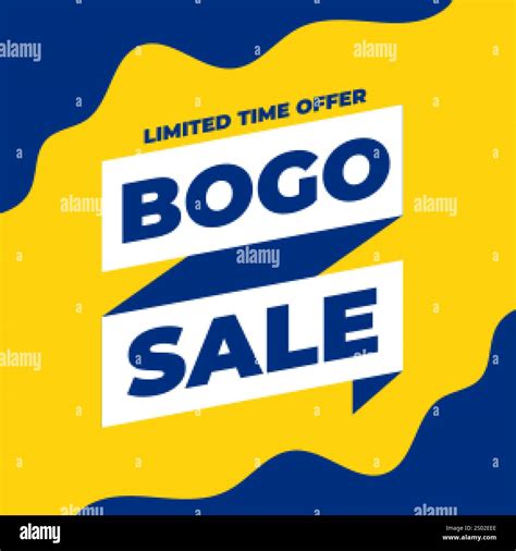 bogo buy one get one sale banner design Stock Vector Image & Art - Alamy