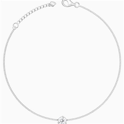 GIVA 925 Silver Zirconia Anklet,Single | Gifts for Women and Girls ...