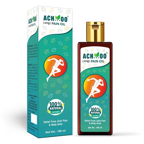 ACH...OO Pain Relief Oil - Ayurvedic Care for Joint Pain, Muscle Pain ...