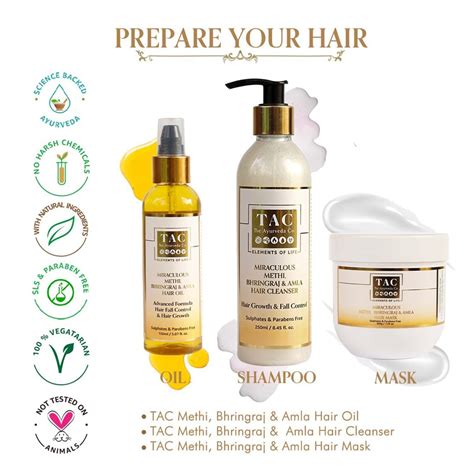 Buy TAC - THE AYURVEDA CO.BHRINGRAJ AMLA HAIR OIL FOR HAIR FALL CONTROL ...