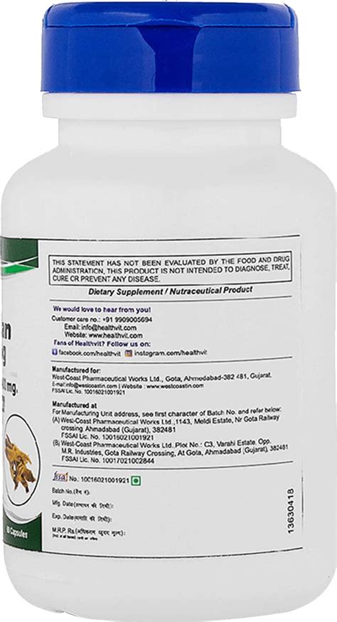 Buy HEALTHVIT AMERICAN GINSENG EXTRACT 400MG (2% GINSENOSIDES) 60 ...