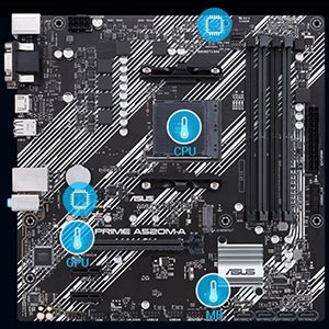 ASUS Prime A520M-K AMD AM4 Micro ATX Motherboard