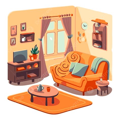 Clip Art Living Room Tv