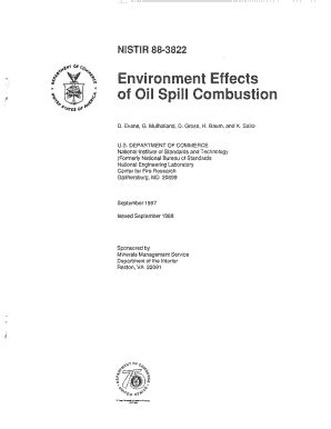 Fillable Online fire nist Environment Effects of Oil Spill Combustion ...