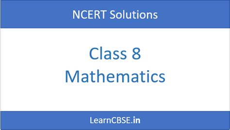 Image result for Class 8 Math Solutions