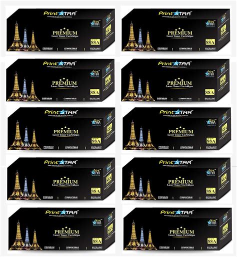 Print Star 88A Single Colour Black Laser Toner Cartridge Replacement of ...