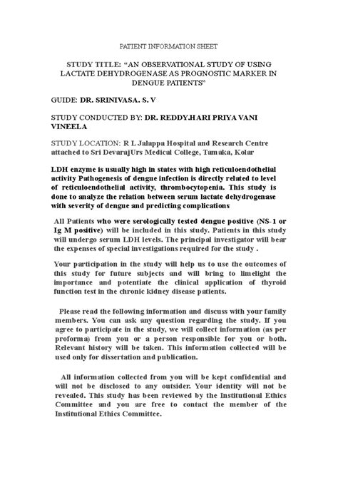Patient Information and consent Sheet-1 Vineela 2 - PATIENT INFORMATION ...