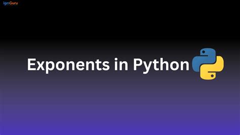 Image result for Python Math Exponents