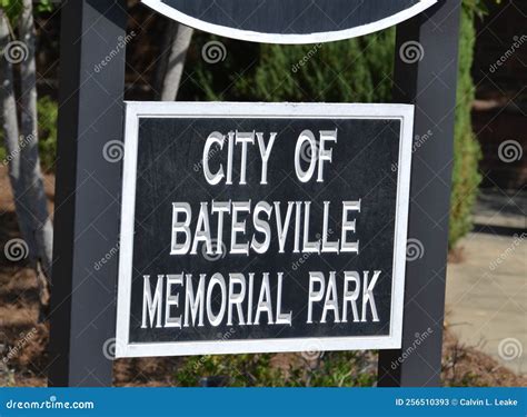 City of Batesville Memorial Park, Batesville, Mississippi Editorial ...