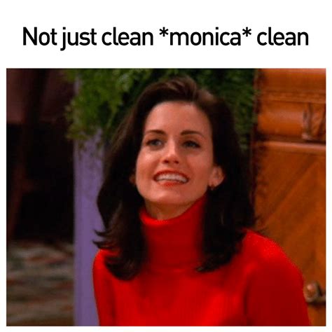 Monica Friends Cleaning