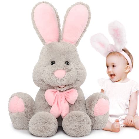 "MorisMos Giant Easter Toy - 31.5"" Large Soft Bunny Rabbit Plush ...